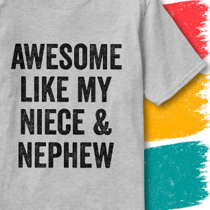 Grappige familieregel Geweldig zoals mijn nichtje T-shirt