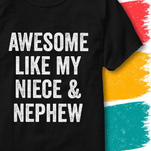 Grappige familieregel Geweldig zoals mijn nichtje T-shirt