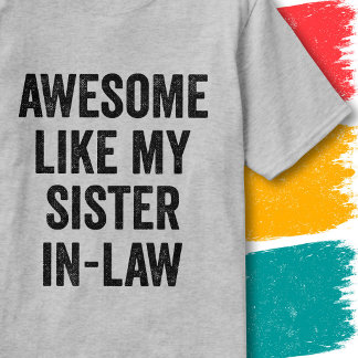 Grappige familieregel Super zoals mijn schoonzuste T-shirt