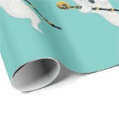 Grappige Fancy geesten in tophoeden met schedelsto Cadeaupapier (Rol Hoek)