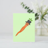 Grappige fancy wortels briefkaart (Staand voorkant)
