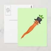 Grappige fancy wortels briefkaart (Voorkant / Achterkant)