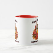 Grappige Fantastische Herfstkat Mok (Midden)