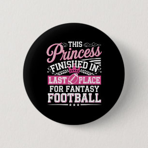 Grappige Fantasy Football Verliezer Straf Ronde Button 5,7 Cm
