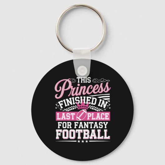 Grappige Fantasy Football Verliezer Straf Sleutelhanger (Voorkant)