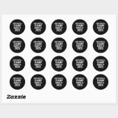 Grappige Fantasy Sketll Runner Up 2025 Ronde Sticker (Vel)