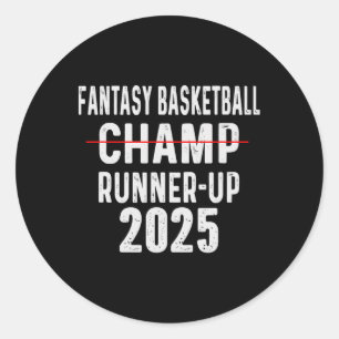 Grappige Fantasy Sketll Runner Up 2025 Ronde Sticker