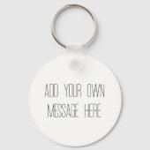 Grappige Favoriete Kind Sleutelhanger met bericht (Achterkant)
