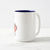 Grappige Favoriete Mens & Koffie Quote Koppel Mok (Voorkant rechts)