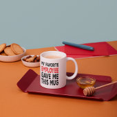 Grappige "favoriete werknemer" baas cadeau Mok