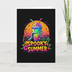 Grappige Feest Spelonkachtige Zomer Dranken Summer Kaart