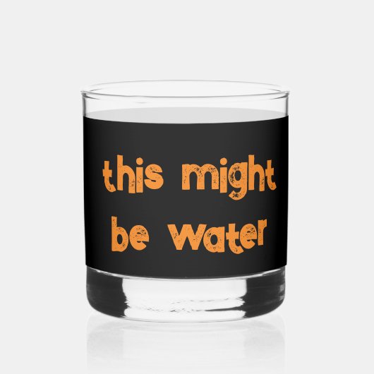 Grappige feestbril met humoristisch Gezegde Whisky Glas (Voorkant)