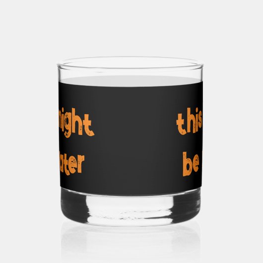 Grappige feestbril met humoristisch Gezegde Whisky Glas (Links)