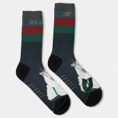 Grappige Feestelijke Schaap “Fleece Navidad” Donke Sokken (Rechts)