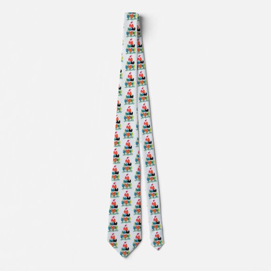 Grappige & Feestelijke Vakantie schapen Stropdas (Voorkant)