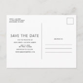 Grappige feestfoto Lesbische Homo LGBT Save the Da Aankondigingskaart (Achterkant)