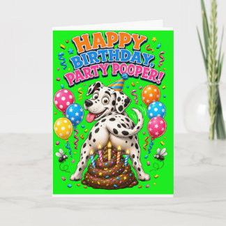 Grappige Feestverstoorder Dalmatiër Kaart