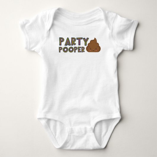 Grappige Feestverstoorder Romper (Voorkant)