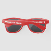 Grappige feestzonnebril voor verpleegschool afstud zonnebrillen (Achterkant)