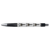 Grappige fel zwart kat cartoon  pen (Voorkant)
