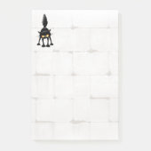 Grappige fel zwart kat cartoon  post-it® notes (Voorkant)