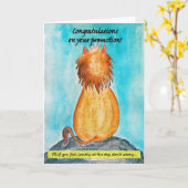 Grappige felicitatie kaart (Gele Bloem)