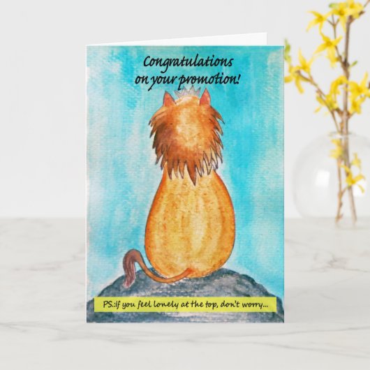 Grappige felicitatie kaart (Gele Bloem)