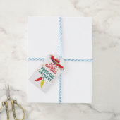 Grappige feliz navidad cadeaulabel (Met Touw)