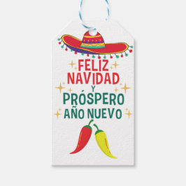 Grappige feliz navidad cadeaulabel
