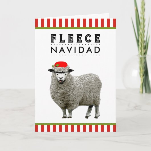 Grappige Feliz Navidad Feestdagen Kaart (Voorkant)