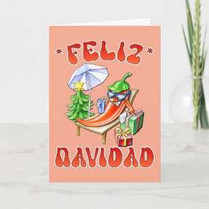 Grappige Feliz Navidad Schattigee kerstchili
