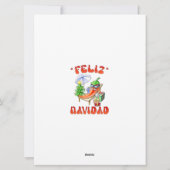 Grappige Feliz Navidad Schattigee kerstchili Feestdagenkaart (Achterkant)