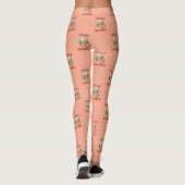 Grappige Feliz Navidad Schattigee kerstchili Leggings (Achterkant)