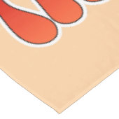 Grappige Feliz Navidad Schattigee kerstchili Tafelkleed (Gekanteld)