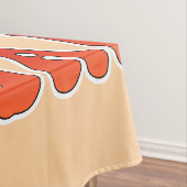 Grappige Feliz Navidad Schattigee kerstchili Tafelkleed (Voorbeeld)