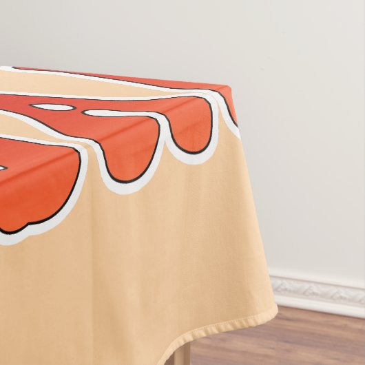 Grappige Feliz Navidad Schattigee kerstchili Tafelkleed (Voorbeeld)