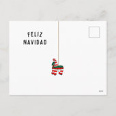 Grappige Feliz Navidad vakantie ansichtkaart Feestdagenkaart (Achterkant)