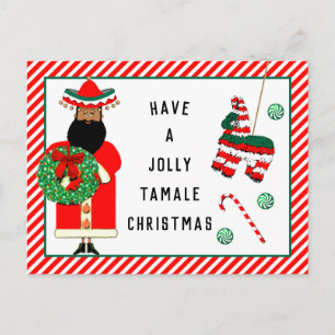 Grappige Feliz Navidad vakantie ansichtkaart Feestdagenkaart