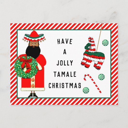 Grappige Feliz Navidad vakantie ansichtkaart Feestdagenkaart (Voorkant)