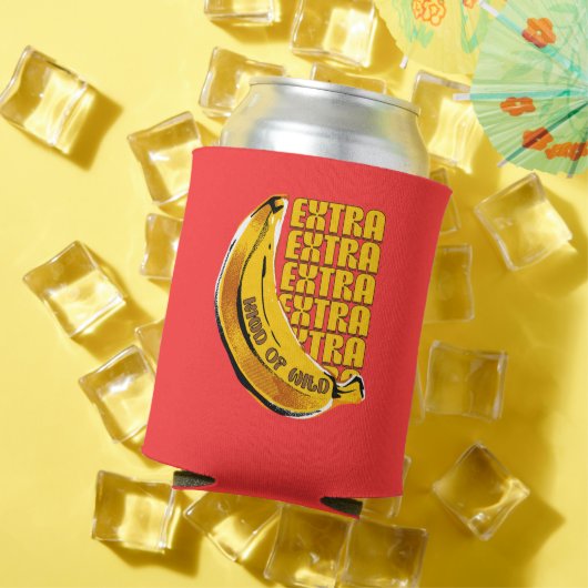 Grappige Festi Cuzzi Extra Wild Banaan Verwarmde R Blikjeskoeler (Insitu Zomer)