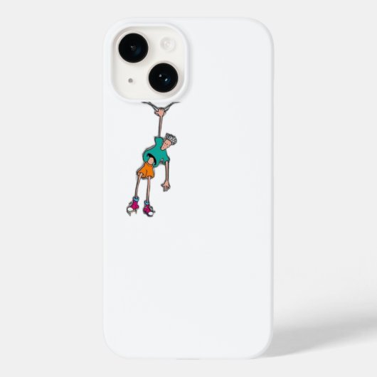 Grappige Fido Dido Hangend Karakter Case-Mate iPhone Case (Achterkant)