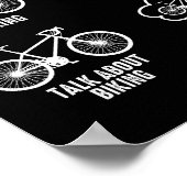 Grappige fiets dingen die ik doe in mijn vrije tij poster (Hoek)