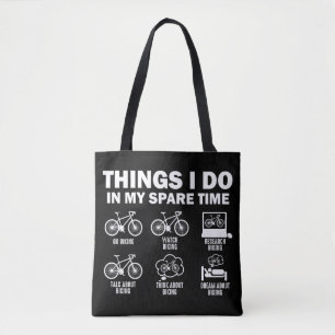 Grappige fiets dingen die ik doe in mijn vrije tij tote bag