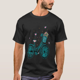 Grappige fiets fietsen bloem fiets bloem Fiets G T-shirt