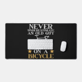 Grappige Fiets Humor Bureaumat (Keyboard & Muis)