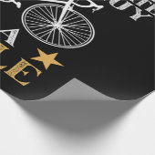 Grappige Fiets Humor Cadeaupapier (Hoek)