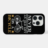 Grappige Fiets Humor iPhone Hoesje (Achterkant horizontaal)