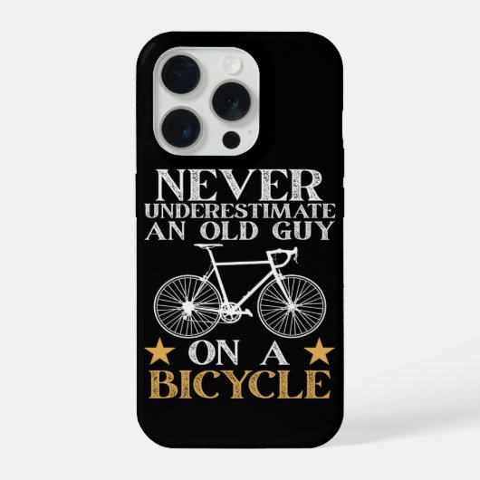Grappige Fiets Humor iPhone Hoesje (Achterkant)