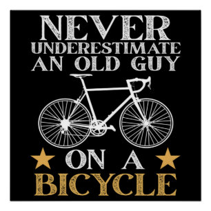 Grappige Fiets Humor Perfect Poster