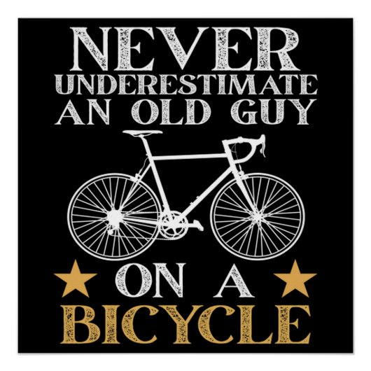 Grappige Fiets Humor Perfect Poster (Voorkant)
